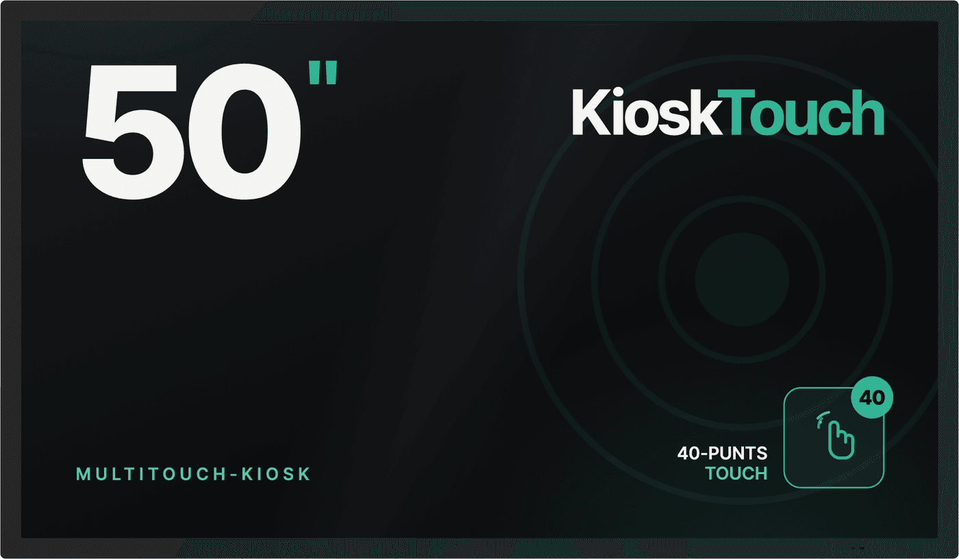 KioskTouch 50 inch, productfoto